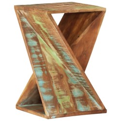 Table d'appoint 35x35x55 cm Bois massif de récupération 