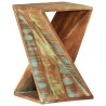 Table d'appoint 35x35x55 cm Bois massif de récupération 