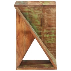 Table d'appoint 35x35x55 cm Bois massif de récupération 