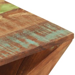 Table d'appoint 35x35x55 cm Bois massif de récupération 