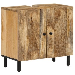 Armoire lavabo de salle de bain bois massif de manguier 