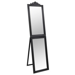 Miroir sur pied Noir 50x200 cm 