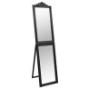 Miroir sur pied Noir 50x200 cm 