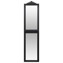 Miroir sur pied Noir 50x200 cm 