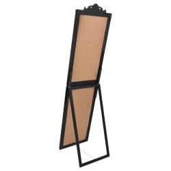 Miroir sur pied Noir 50x200 cm 