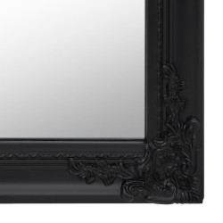 Miroir sur pied Noir 50x200 cm 