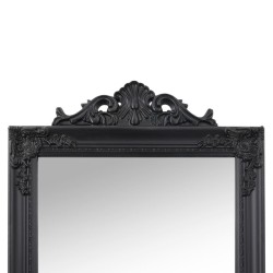 Miroir sur pied Noir 50x200 cm 