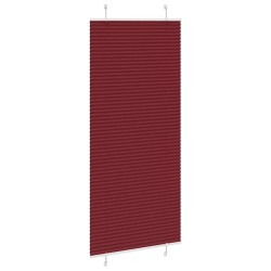 Store plissé rouge bordeaux 95x200 cm largeur du tissu 94,4 cm 