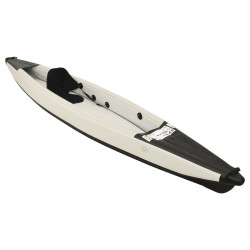 Kayak gonflable noir 375x72x31 cm polyester 