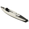 Kayak gonflable noir 375x72x31 cm polyester 