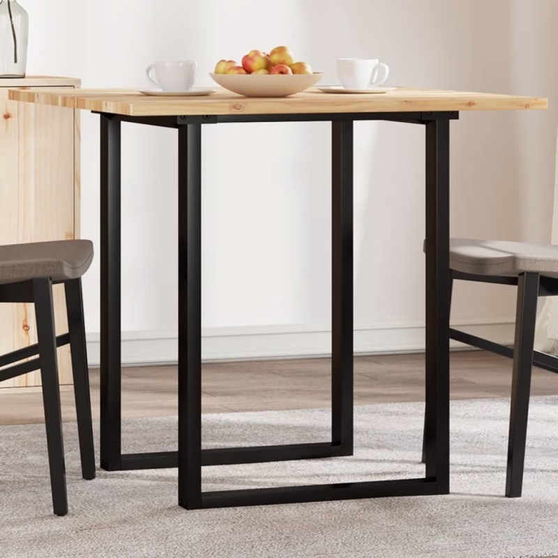 Dessus de table carré 80x80x2 cm bois massif d'acacia Dessus de table carré 80x80x2 cm bois massif d'acacia