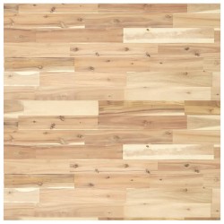 Dessus de table carré 80x80x2 cm bois massif d'acacia 