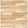 Dessus de table carré 80x80x2 cm bois massif d'acacia 