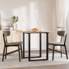 Dessus de table carré 80x80x2 cm bois massif d'acacia 