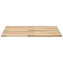 Dessus de table carré 80x80x2 cm bois massif d'acacia 