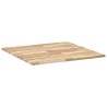 Dessus de table carré 80x80x2 cm bois massif d'acacia 