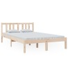 Cadre de lit sans matelas bois massif 120x200 cm 