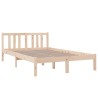 Cadre de lit sans matelas bois massif 120x200 cm 