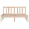 Cadre de lit sans matelas bois massif 120x200 cm 