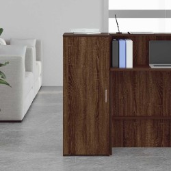 Armoire de rangement chêne brun 40x45x103,5cm bois d'ingénierie 