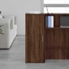 Armoire de rangement chêne brun 40x45x103,5cm bois d'ingénierie 