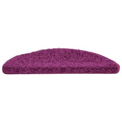 Tapis d'escalier 20 pcs violet 56x17x3 cm 