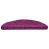 Tapis d'escalier 20 pcs violet 56x17x3 cm 