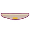 Tapis d'escalier 20 pcs violet 56x17x3 cm 