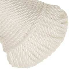 Corde de travail Blanc 3 mm 250 m polypropylène 