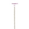 Corde de travail Blanc 3 mm 250 m polypropylène 