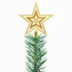 Arbre de Noël artificiel pré-éclairé avec boules vert 64 cm 