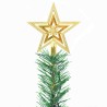 Arbre de Noël artificiel pré-éclairé avec boules vert 64 cm 