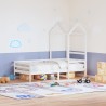 Toit de lit pour enfants 118x70x176,5 cm bois de pin massif 