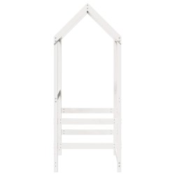 Toit de lit pour enfants 118x70x176,5 cm bois de pin massif 