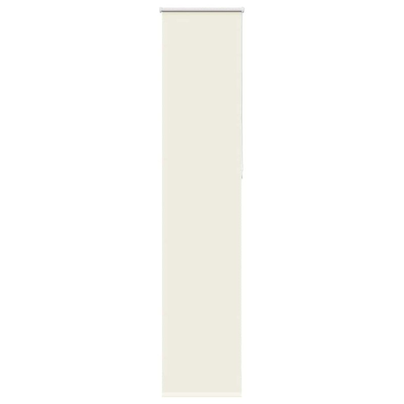 Store enrouleur occultant blanc cassé 50x210cm largeur du tissu 