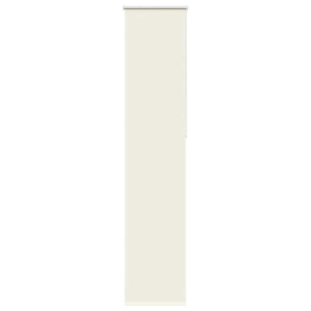 Store enrouleur occultant blanc cassé 50x210cm largeur du tissu 