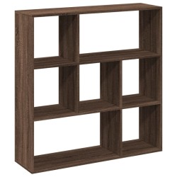 Étagère séparatrice de pièce chêne marron 102x29x103,5 cm 