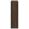 Étagère séparatrice de pièce chêne marron 102x29x103,5 cm 