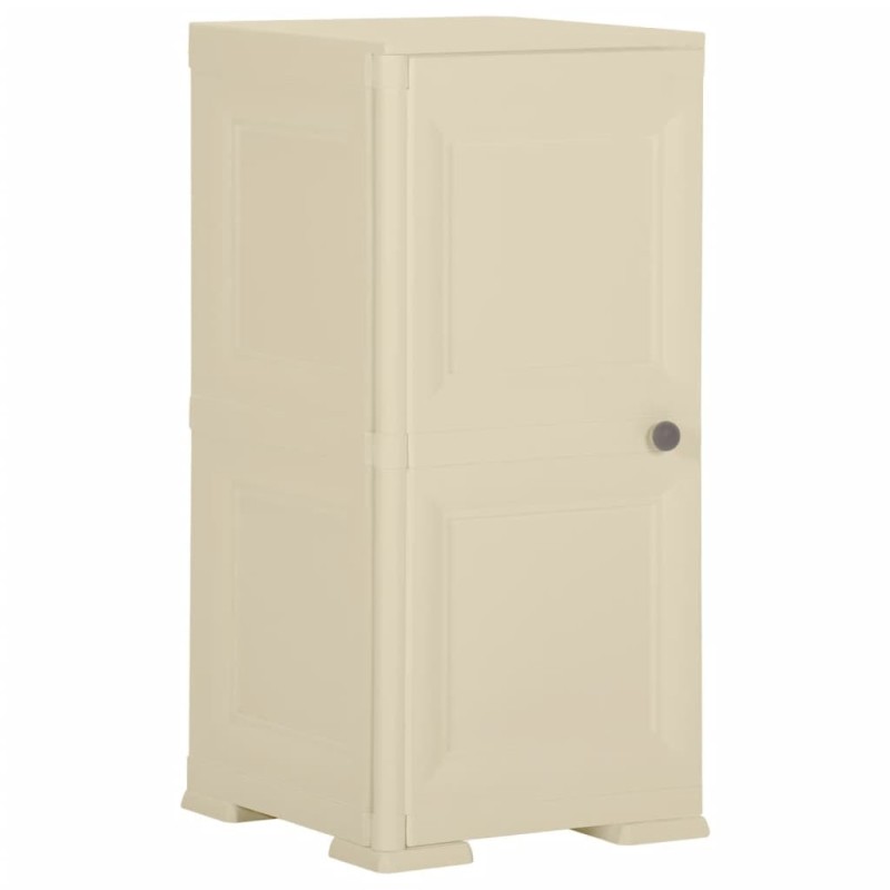 Armoire plastique 40x43x85,5 cm design de bois blanc angora Armoire plastique 40x43x85,5 cm design de bois blanc angora