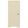Armoire plastique 40x43x85,5 cm design de bois blanc angora 
