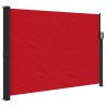 Auvent latéral rétractable rouge 140x300 cm 