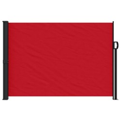 Auvent latéral rétractable rouge 140x300 cm 
