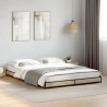 Cadre de lit sans matelas chêne sonoma 150x200 cm 