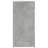 Buffet gris béton 79x38x80 cm bois d'ingénierie 