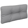 Coussin de palette gris 80x40x12 cm tissu 