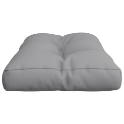 Coussin de palette gris 80x40x12 cm tissu 