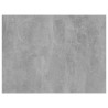 Panneaux de bibliothèque 4 pcs gris béton bois d’ingénierie 