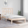 Cadre de lit sans matelas bois massif 