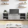 Meuble TV Sonoma gris 160x35x55 cm Bois d'ingénierie 