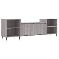 Meuble TV Sonoma gris 160x35x55 cm Bois d'ingénierie 